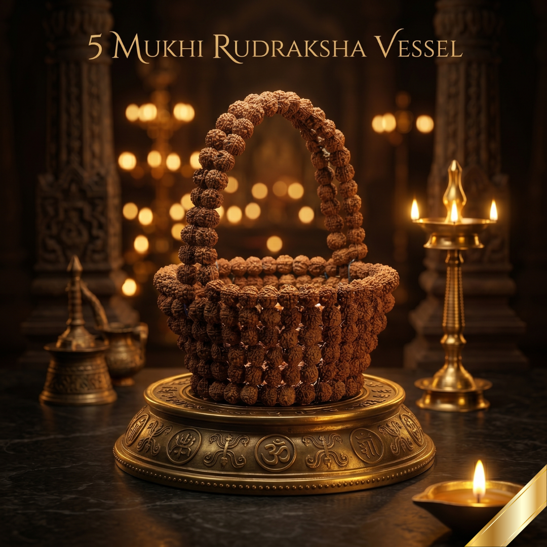 Siddh Spiritual Rudraksha Puja Tokri (Puja Basket)