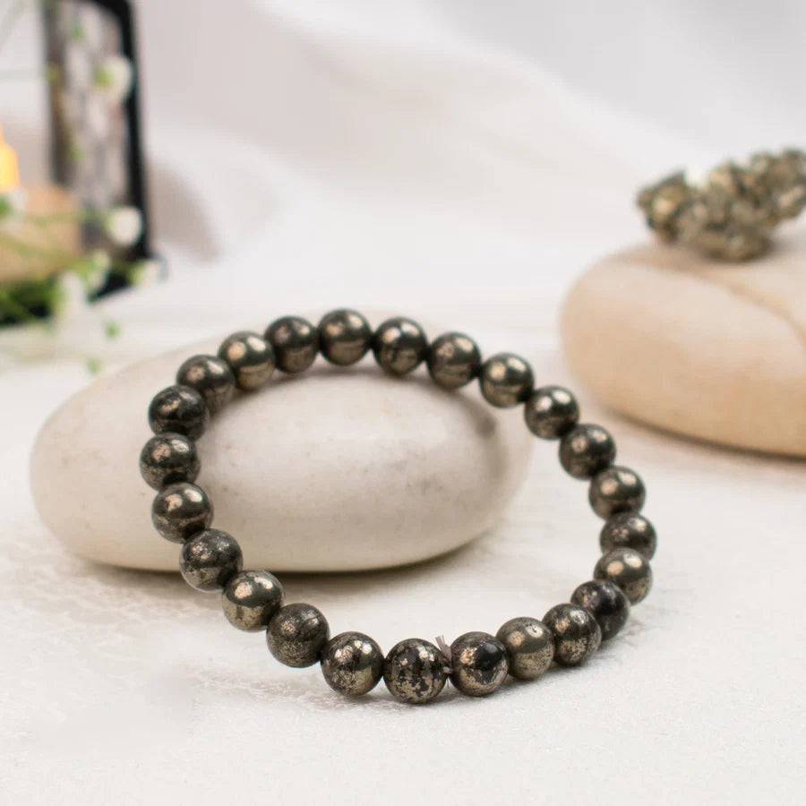 Raw Pyrite Bracelet
