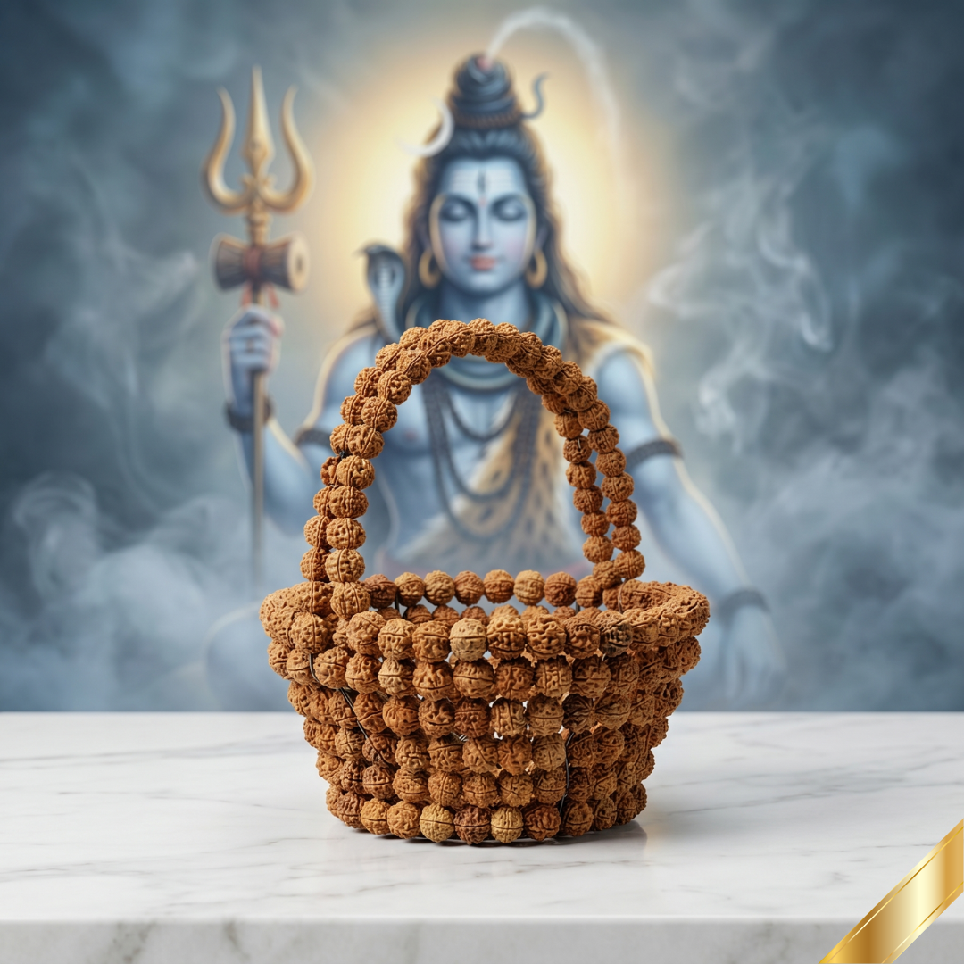 Siddh Spiritual Rudraksha Puja Tokri (Puja Basket)