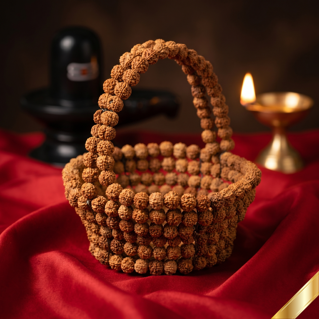 Siddh Spiritual Rudraksha Puja Tokri (Puja Basket)