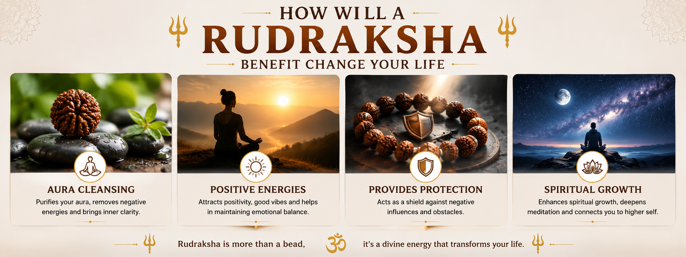 Siddh 5 Mukhi Original Rudraksha Mala - Nepali