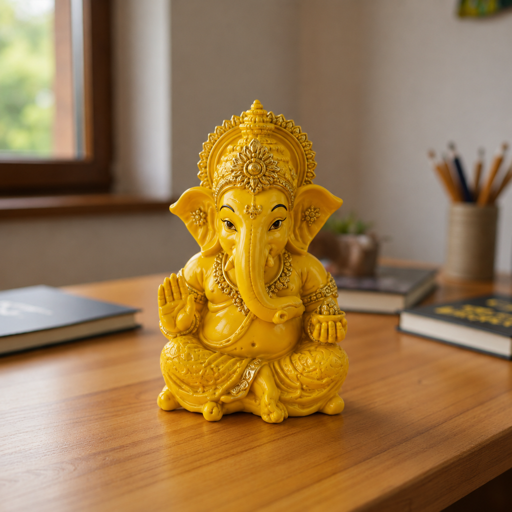 Divine Ganesha Blessing Idol - Style 4