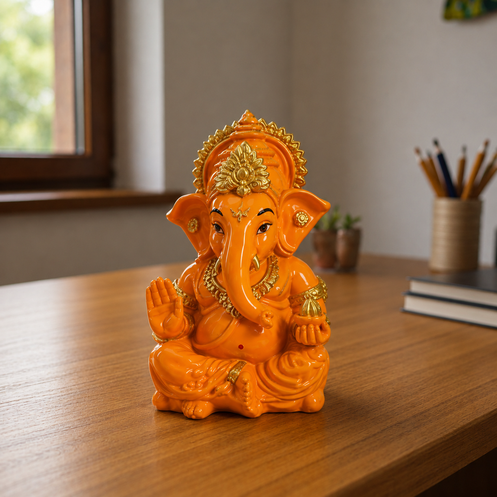 Divine Ganesha Blessing Idol - Style 5