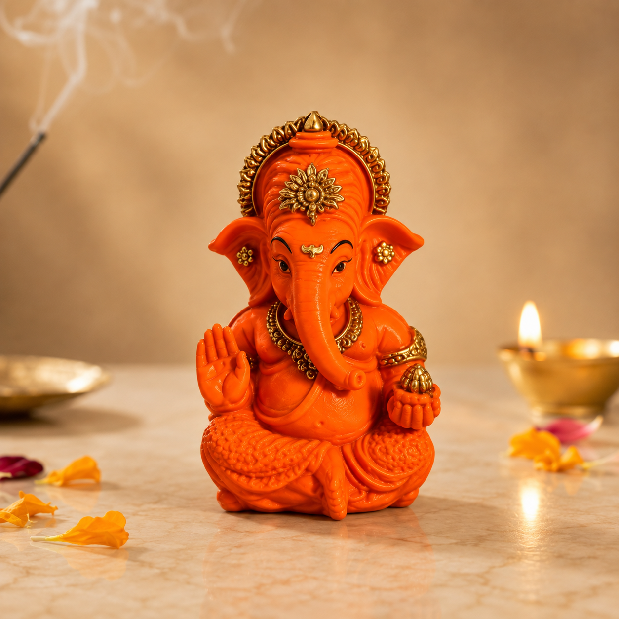 Divine Ganesha Blessing Idol - Style 2
