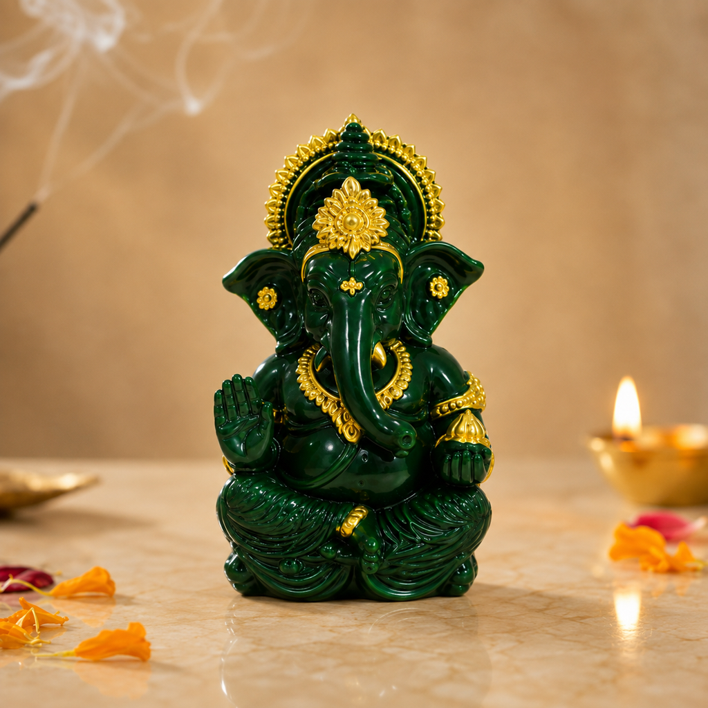 Divine Ganesha Blessing Idol - Style 3