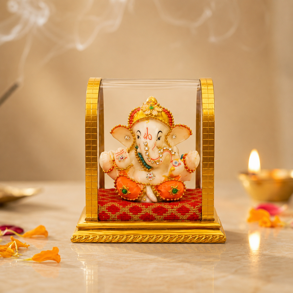 Divine Ganesha Blessing Idol